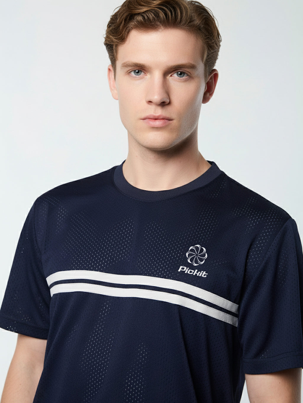 Pickit Mesh Performance T Shirt - Navy 1759204665702.jpg