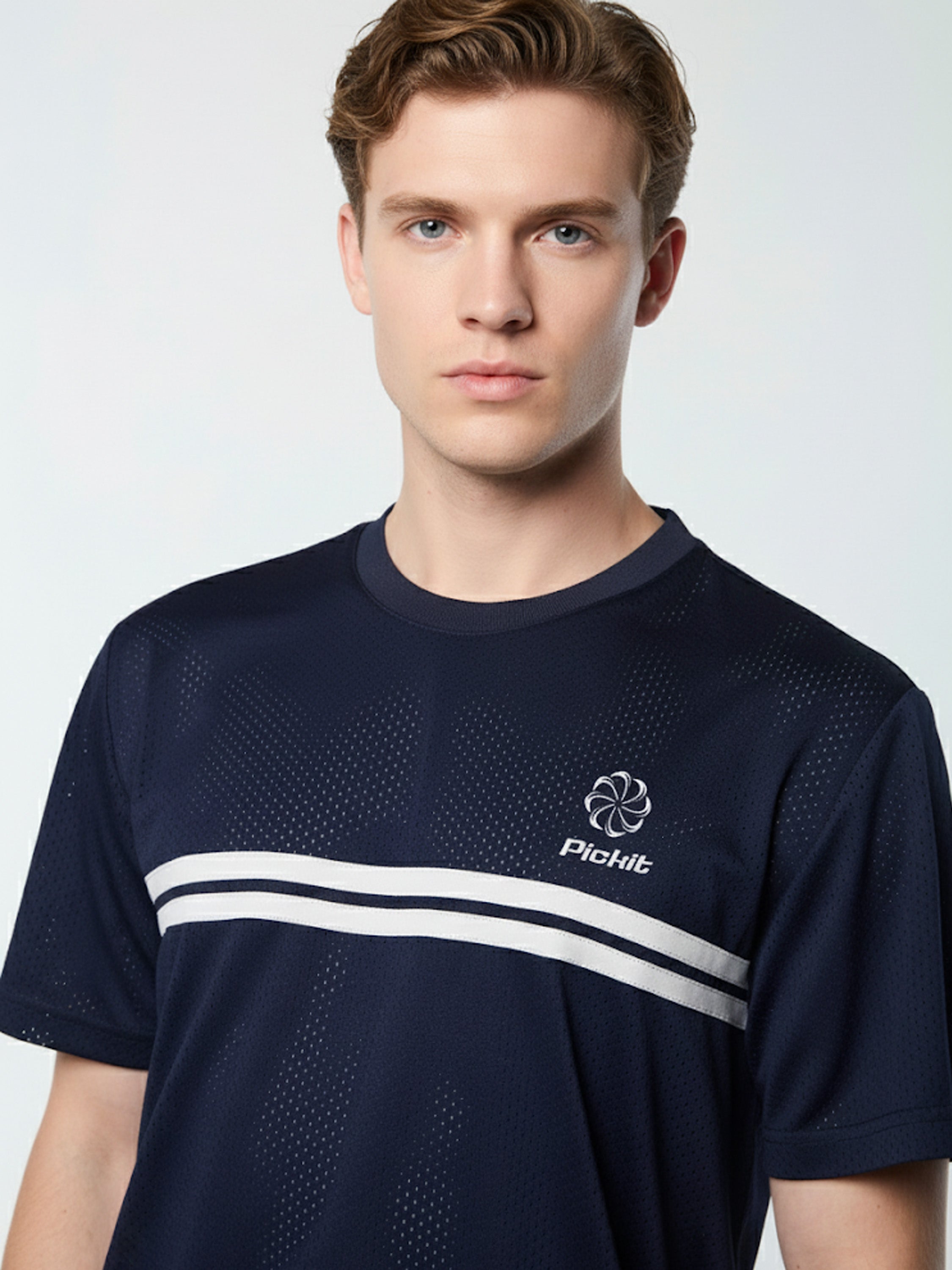 Pickit Mesh Performance T Shirt - Navy 1759204665702.jpg
