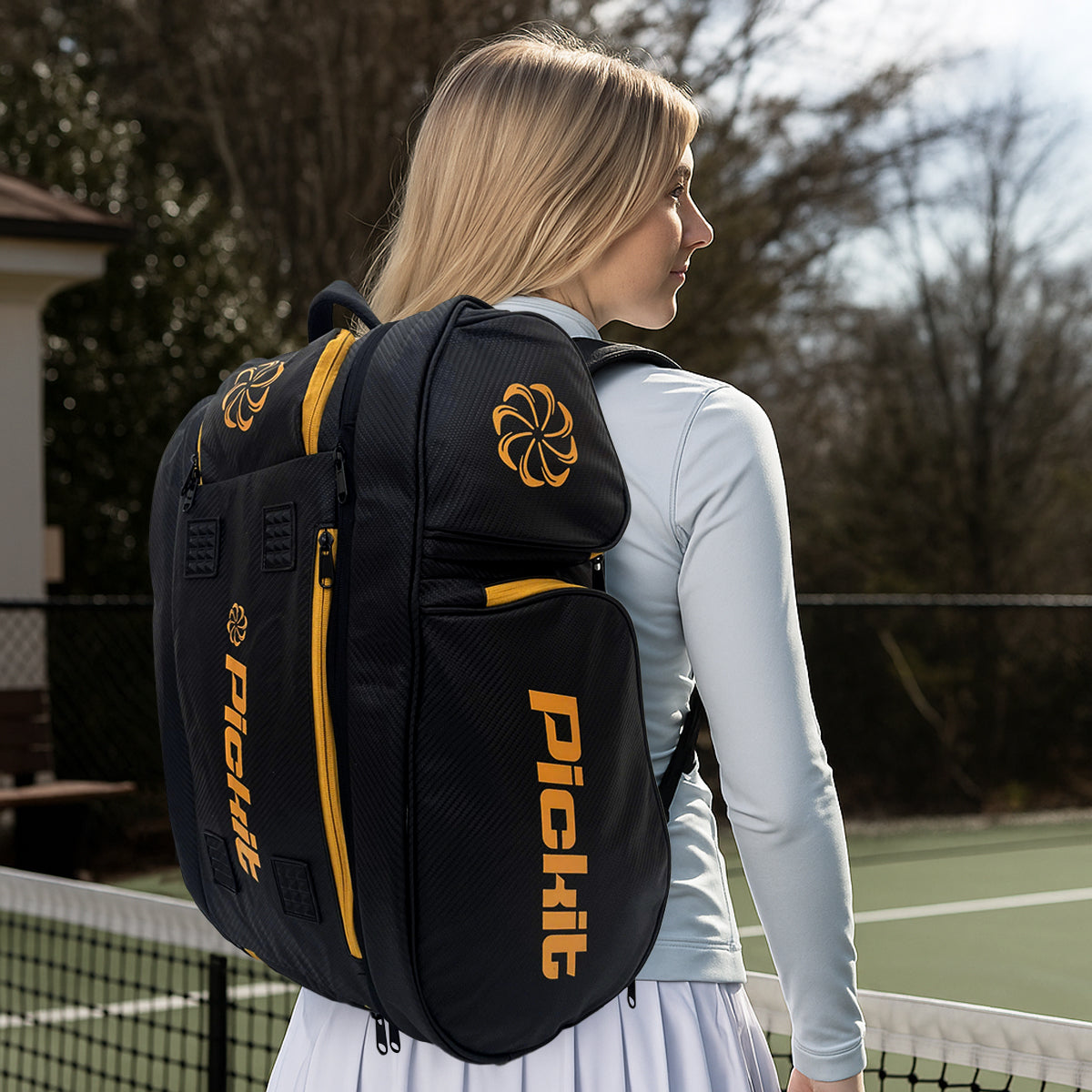 Pickit Pro Pickleball Tour Bag – Thermal Backpack & Duffle (Holds 12 Paddles)