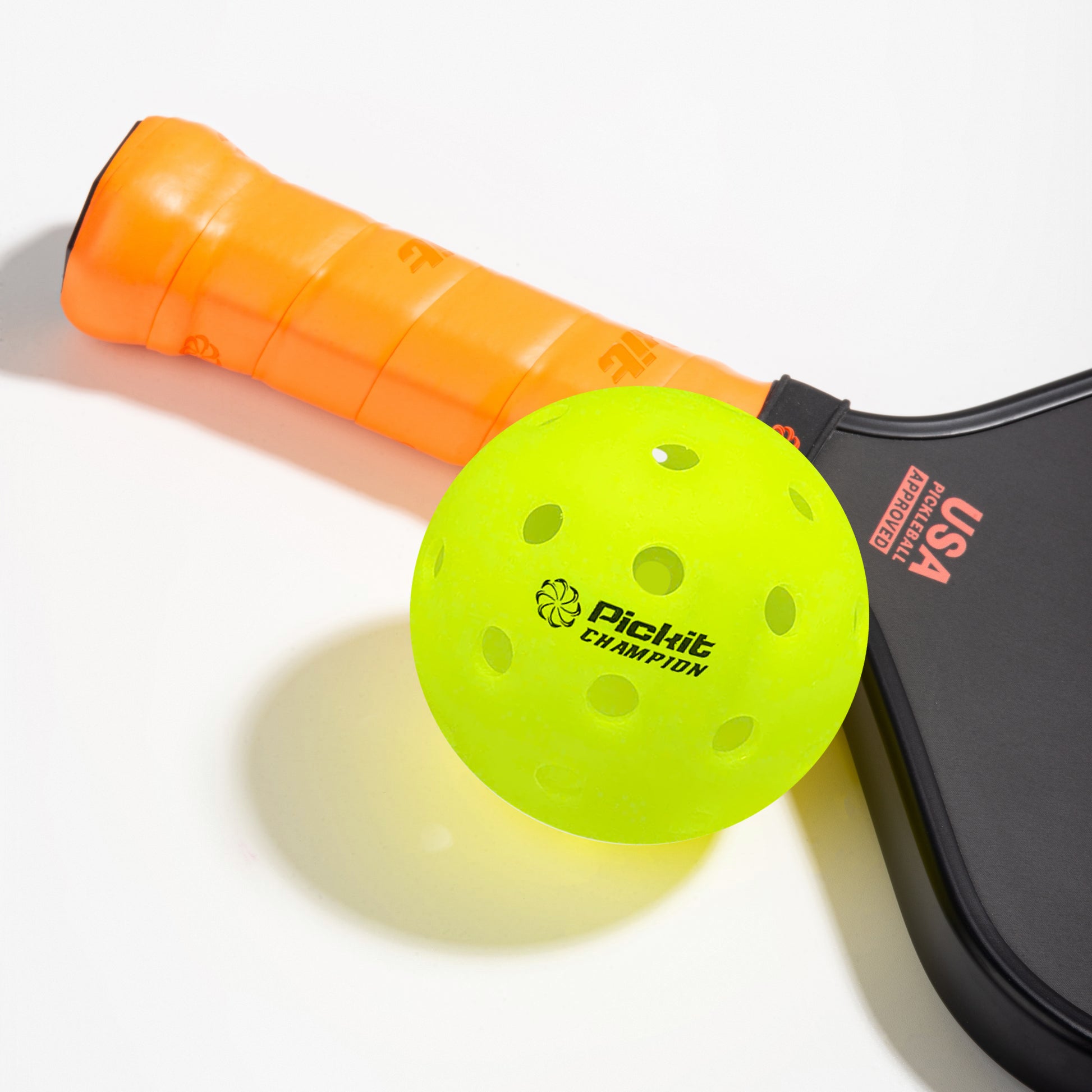 Pickit Champion Pickleball Balls – Indoor & Outdoor – 4 or 60 Pack
